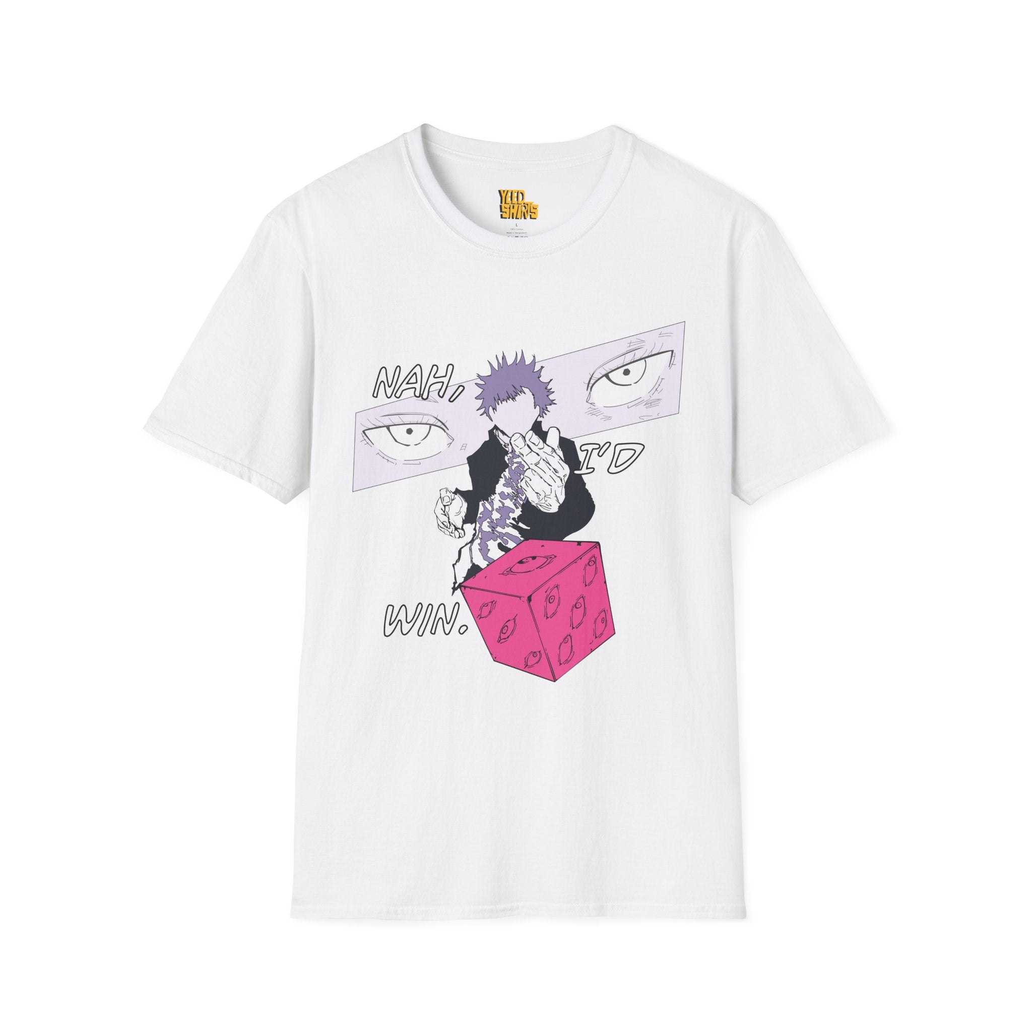 Jujutsu Kaisen 'Satoru Goju, "Nah, I'd Win"' Tee