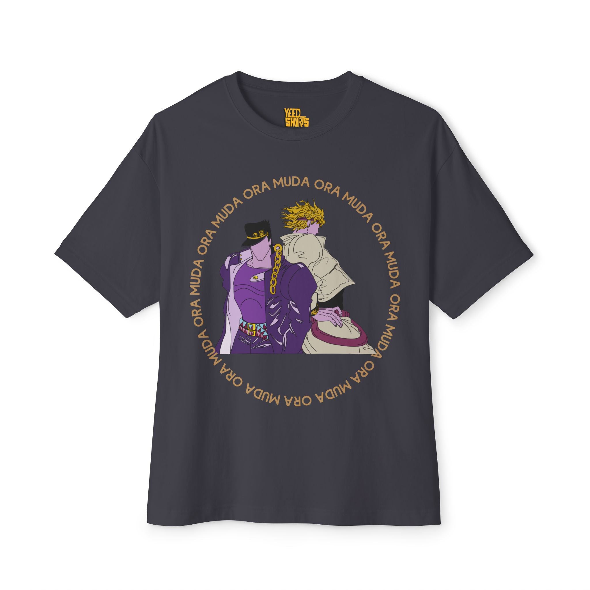 OVERSIZED Jotaro Kujo and Dio Brando Jojo's Bizarre Adventure Inpired Tee