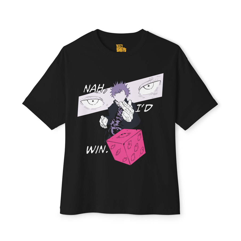 OVERSIZED Jujutsu Kaisen 'Satoru Goju, "Nah, I'd Win"' Tee