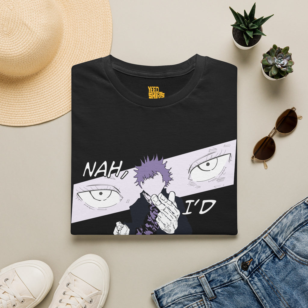 Jujutsu Kaisen 'Satoru Goju, "Nah, I'd Win"' Tee