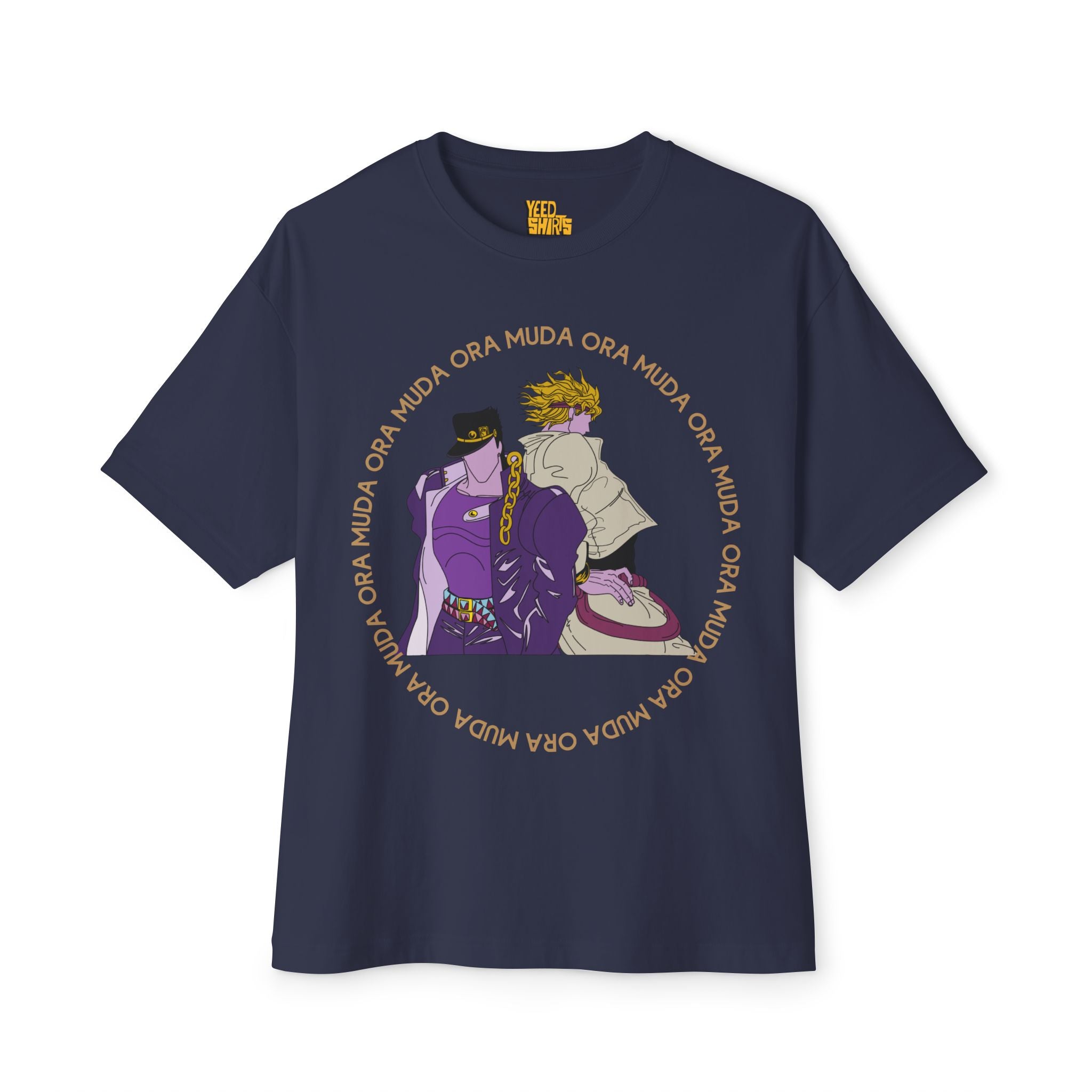 OVERSIZED Jotaro Kujo and Dio Brando Jojo's Bizarre Adventure Inpired Tee