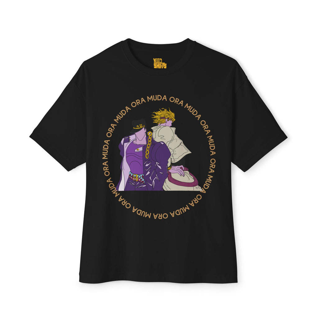 OVERSIZED Jotaro Kujo and Dio Brando Jojo's Bizarre Adventure Inpired Tee