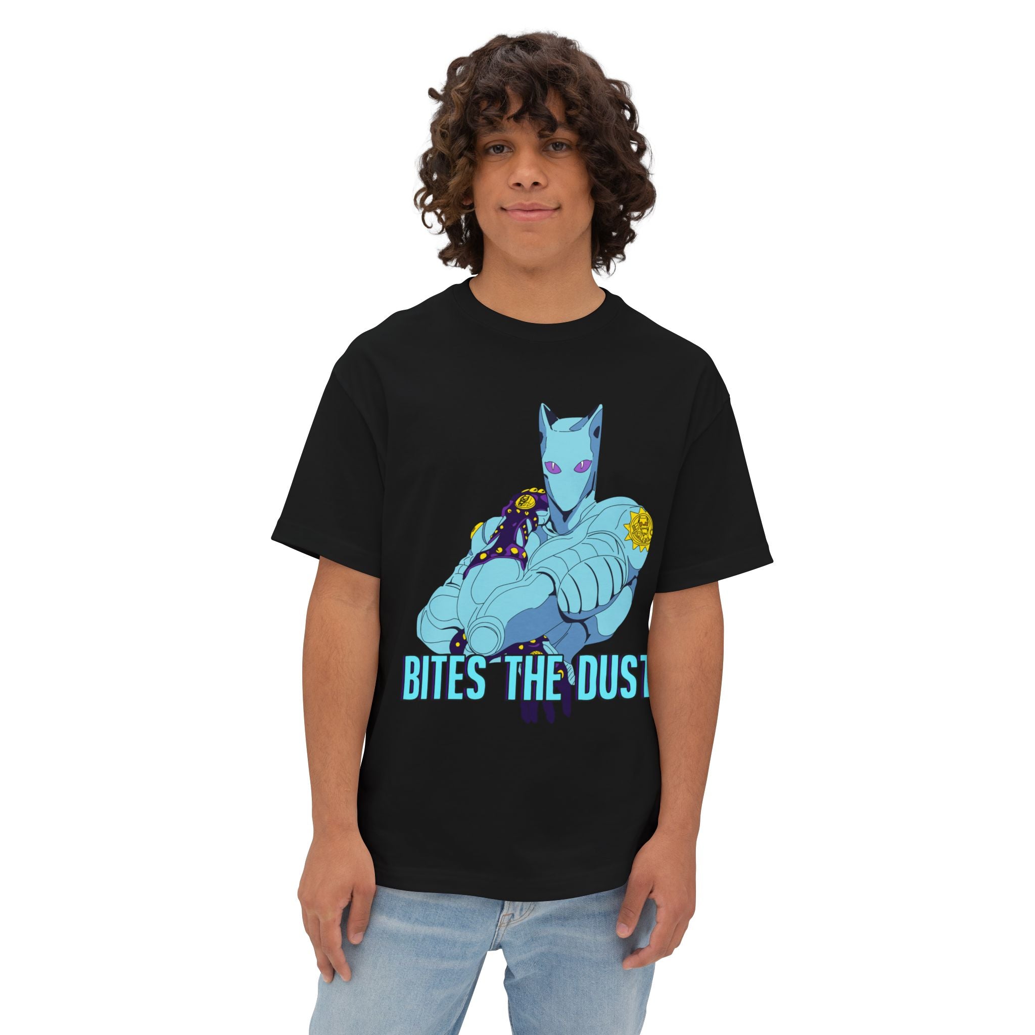 OVERSIZED Killer Queen Stand “Bites the Dust” Jojo's Bizarre Adventure Inspired Tee