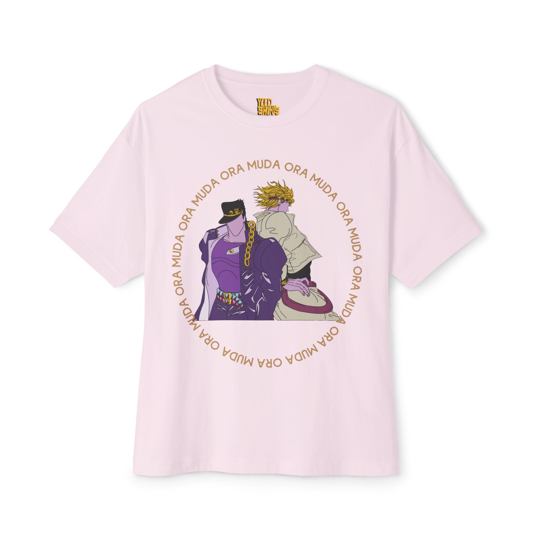 OVERSIZED Jotaro Kujo and Dio Brando Jojo's Bizarre Adventure Inpired Tee