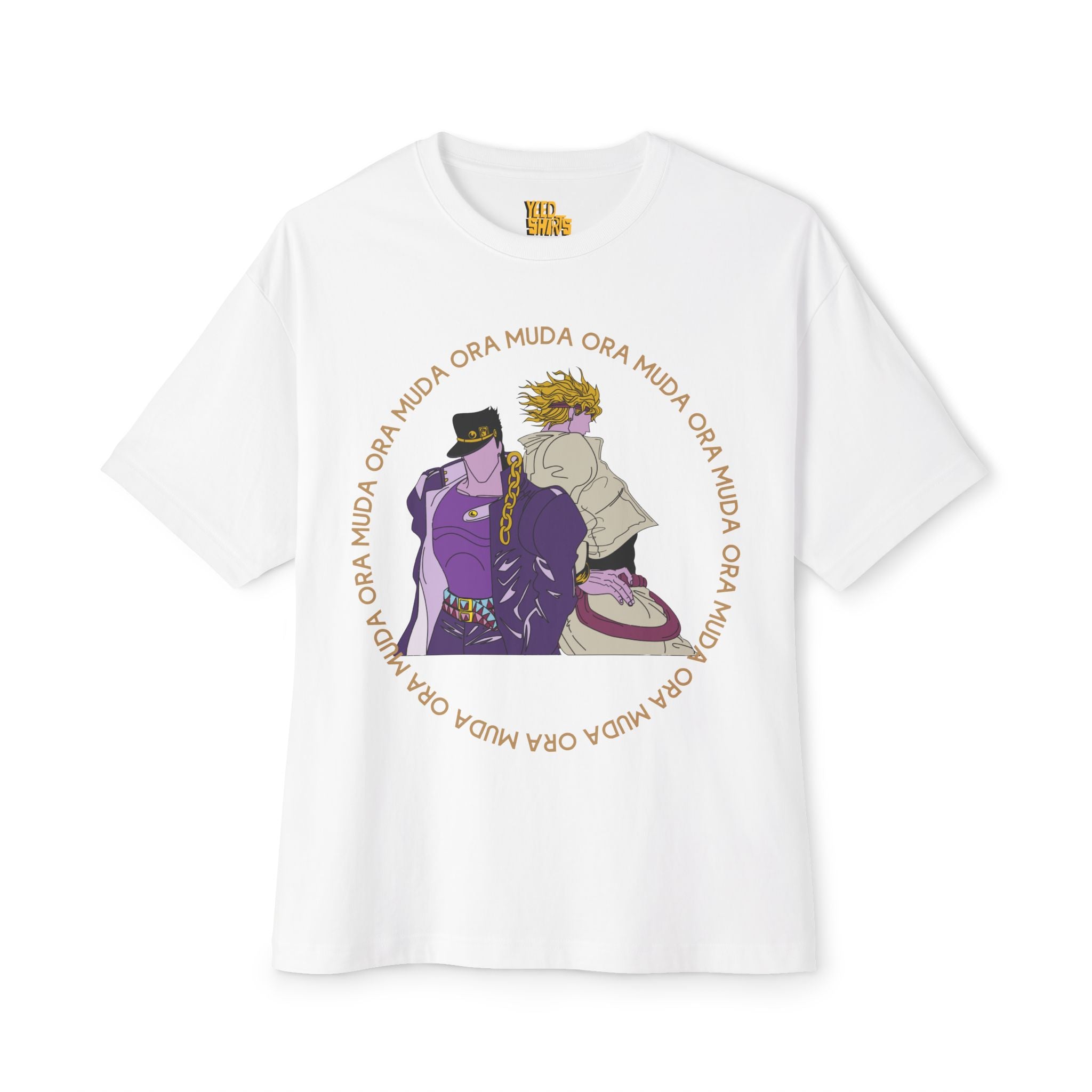 OVERSIZED Jotaro Kujo and Dio Brando Jojo's Bizarre Adventure Inpired Tee