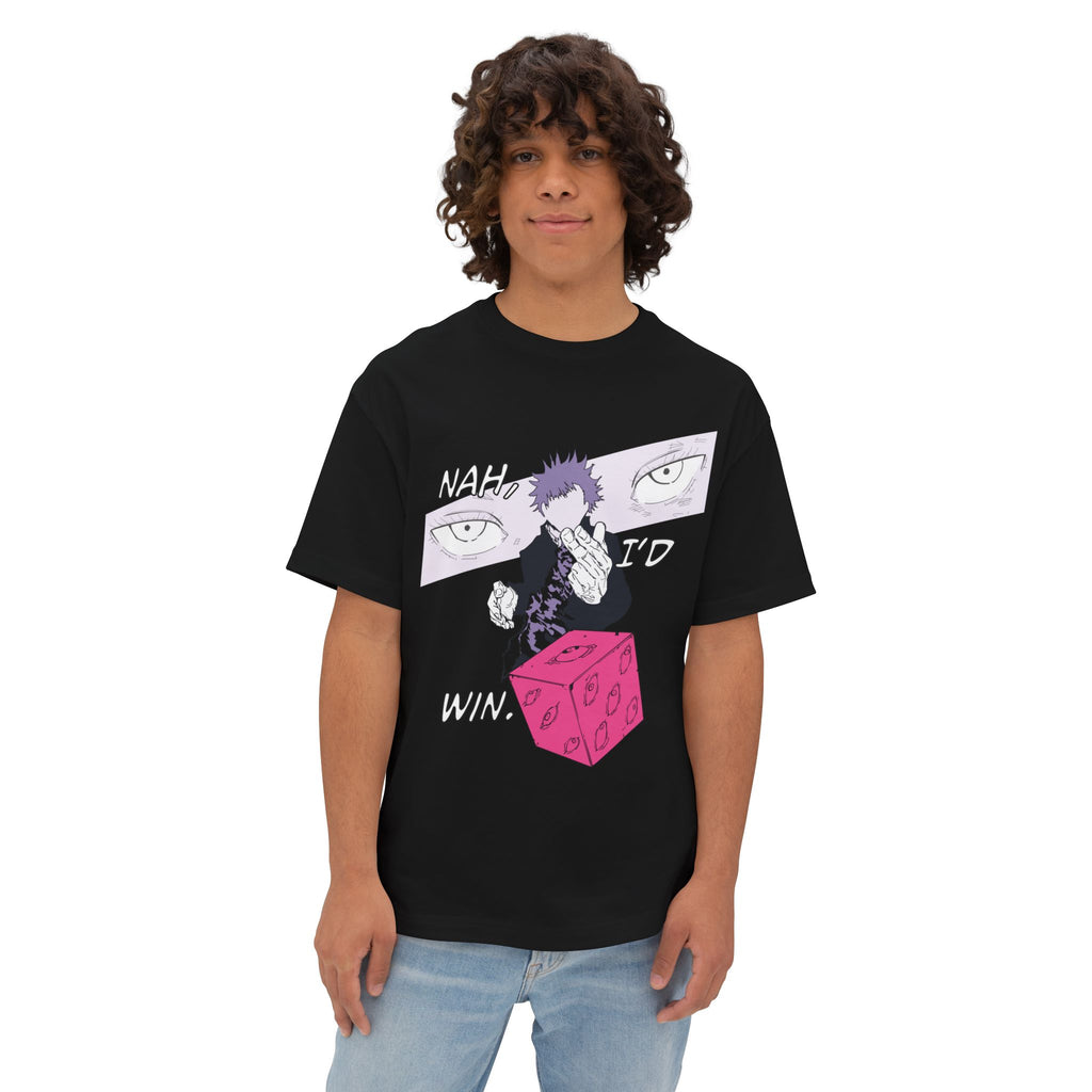 OVERSIZED Jujutsu Kaisen 'Satoru Goju, "Nah, I'd Win"' Tee