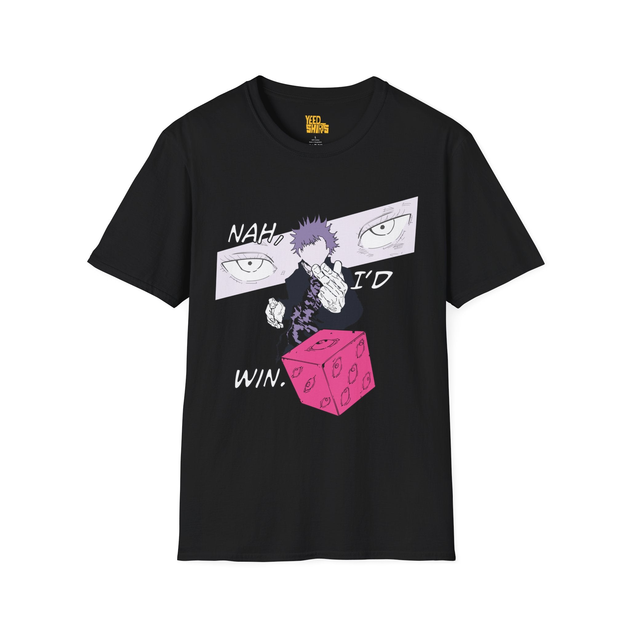 Jujutsu Kaisen 'Satoru Goju, "Nah, I'd Win"' Tee