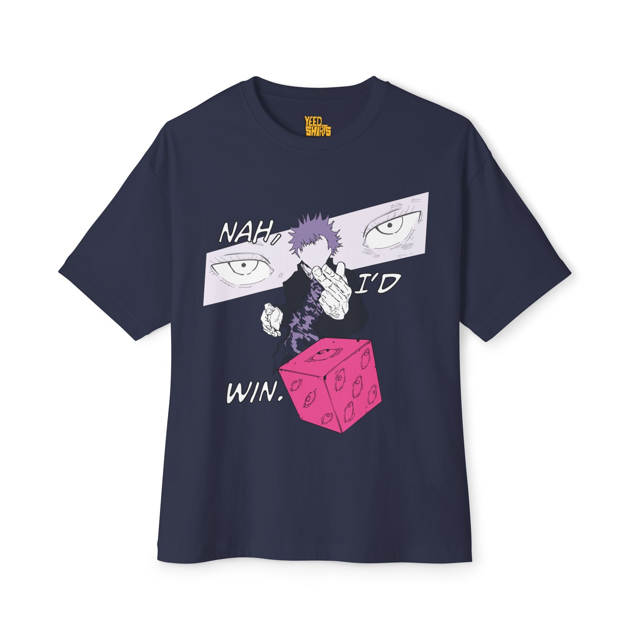 OVERSIZED Jujutsu Kaisen 'Satoru Goju, "Nah, I'd Win"' Tee