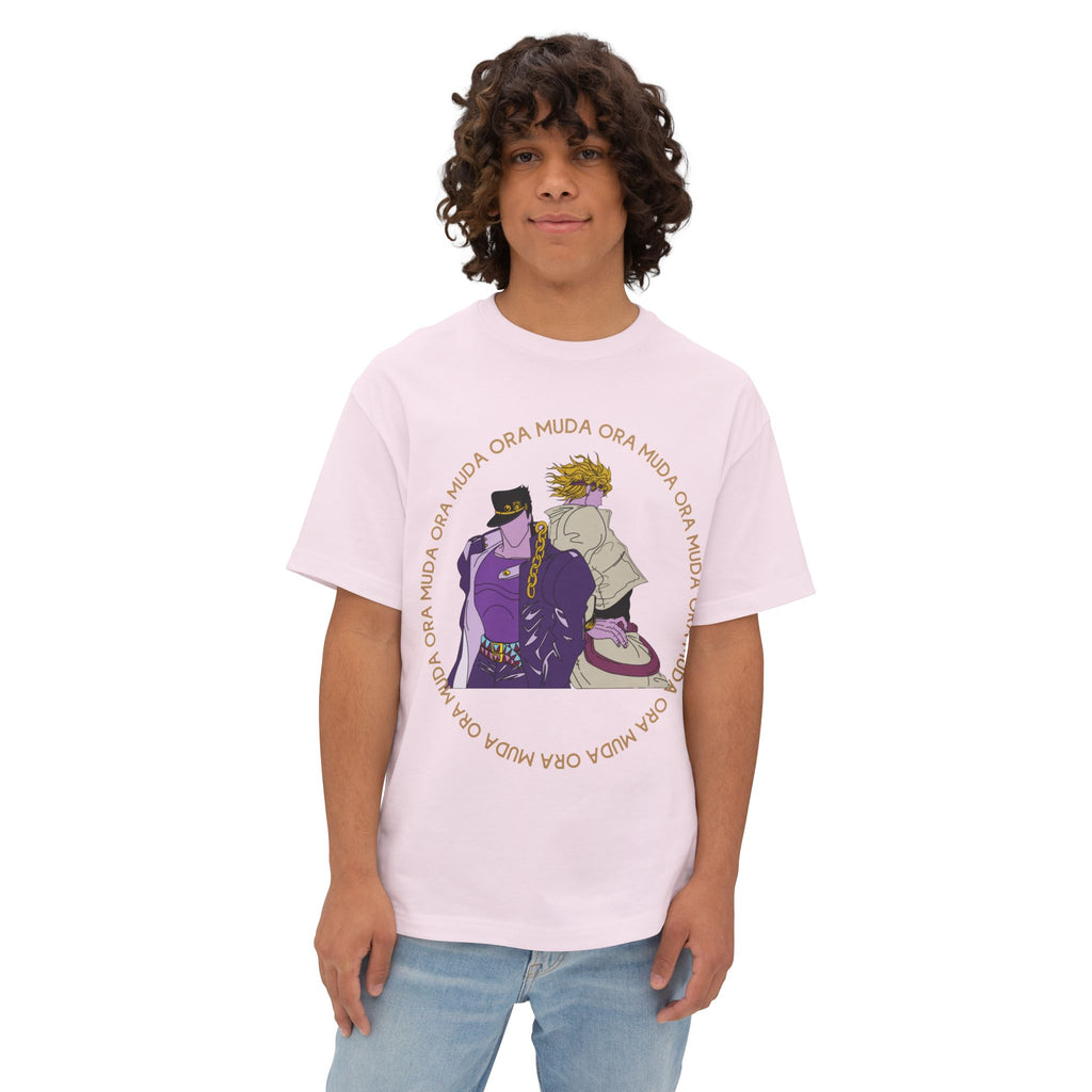 OVERSIZED Jotaro Kujo and Dio Brando Jojo's Bizarre Adventure Inpired Tee
