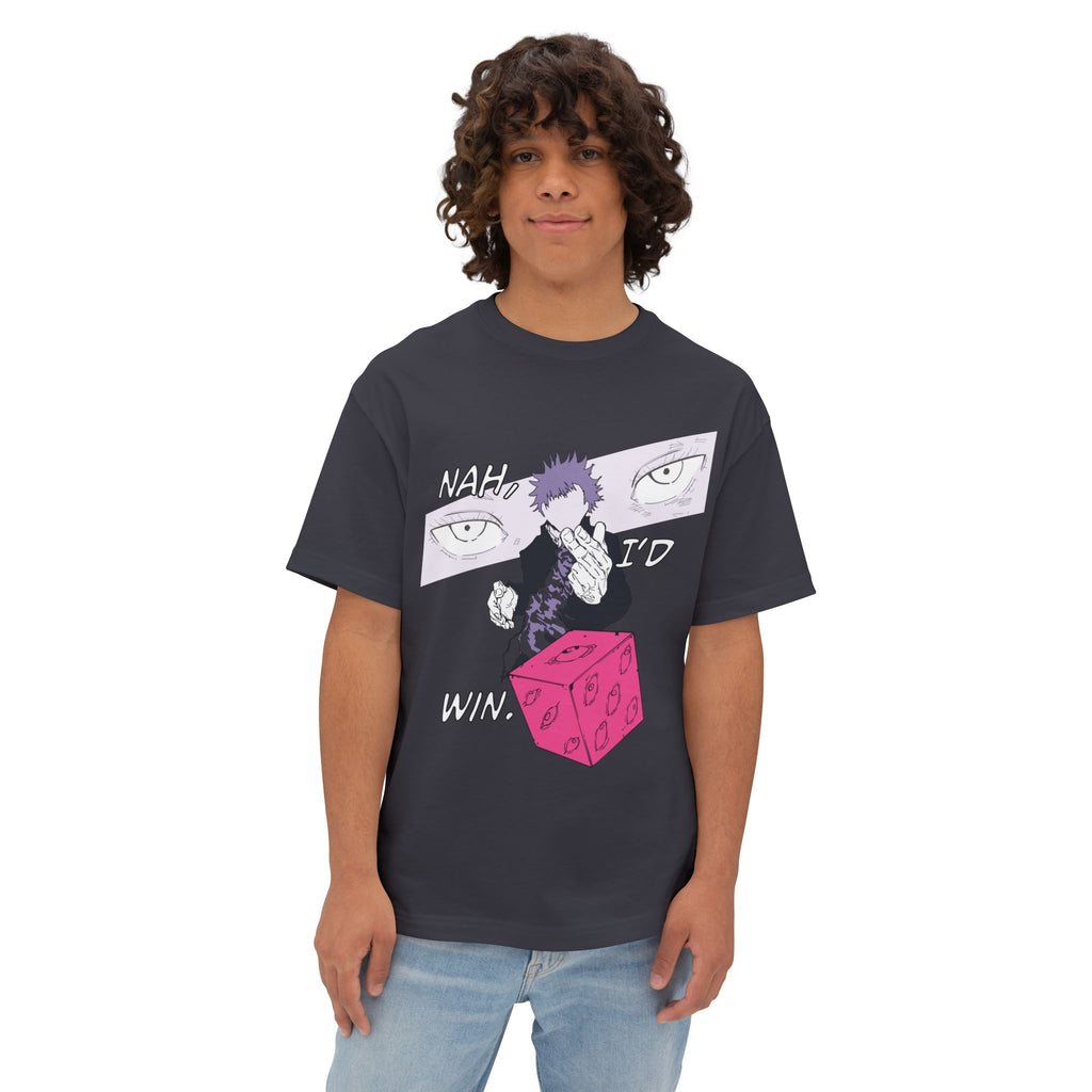 OVERSIZED Jujutsu Kaisen 'Satoru Goju, "Nah, I'd Win"' Tee