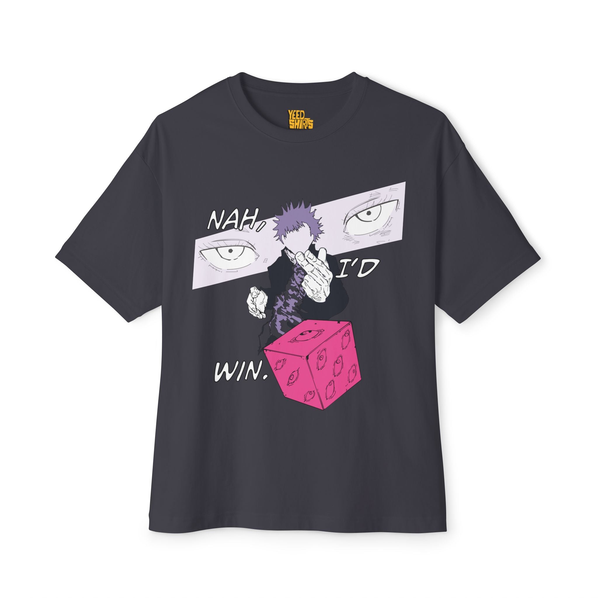 OVERSIZED Jujutsu Kaisen 'Satoru Goju, "Nah, I'd Win"' Tee