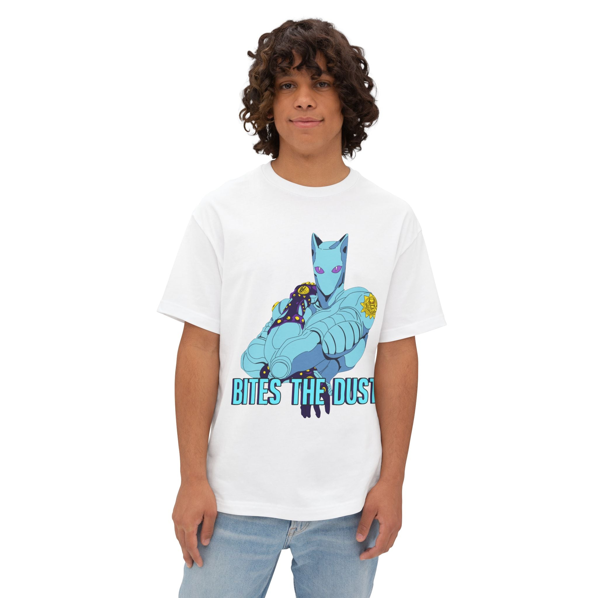 OVERSIZED Killer Queen Stand “Bites the Dust” Jojo's Bizarre Adventure Inspired Tee