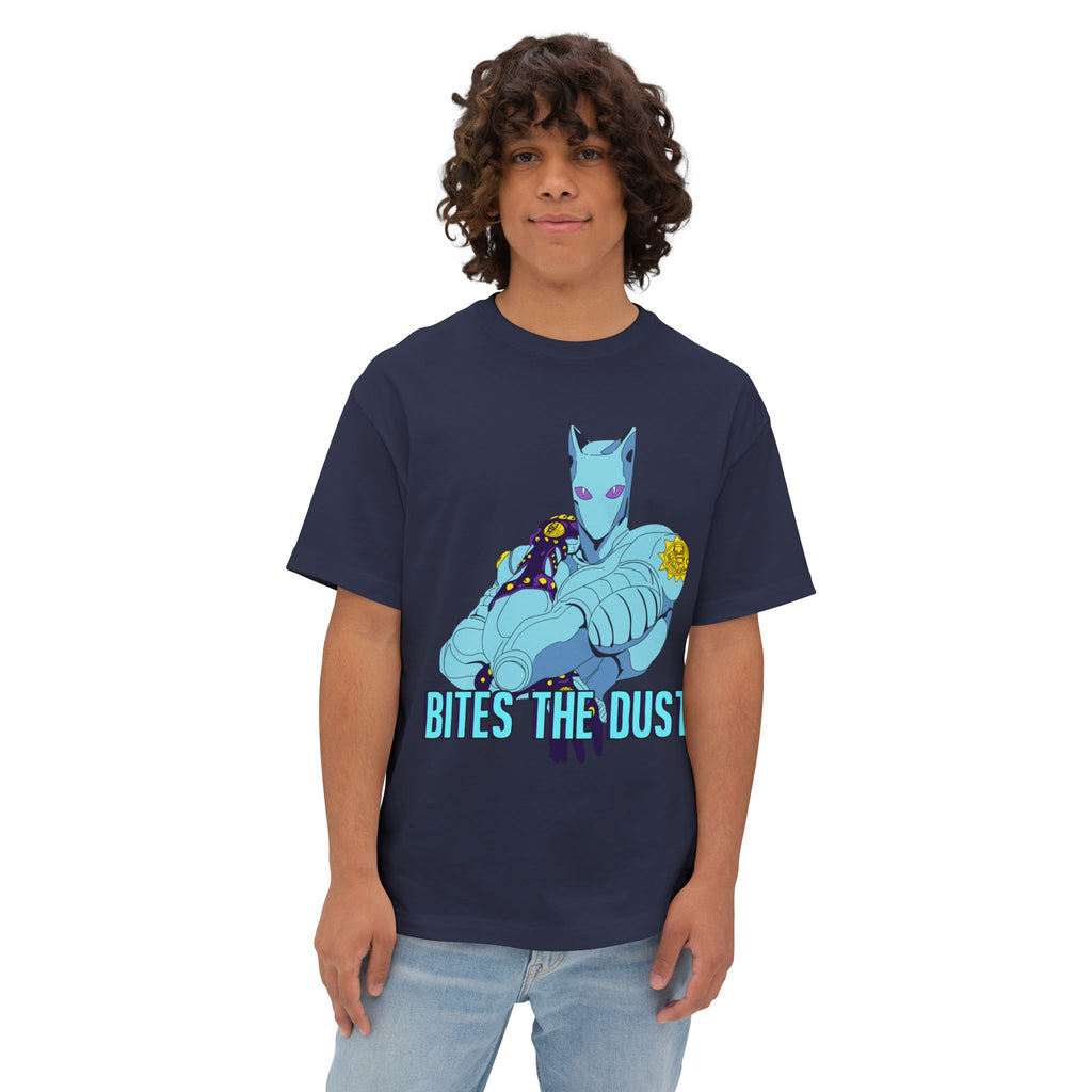 OVERSIZED Killer Queen Stand “Bites the Dust” Jojo's Bizarre Adventure Inspired Tee