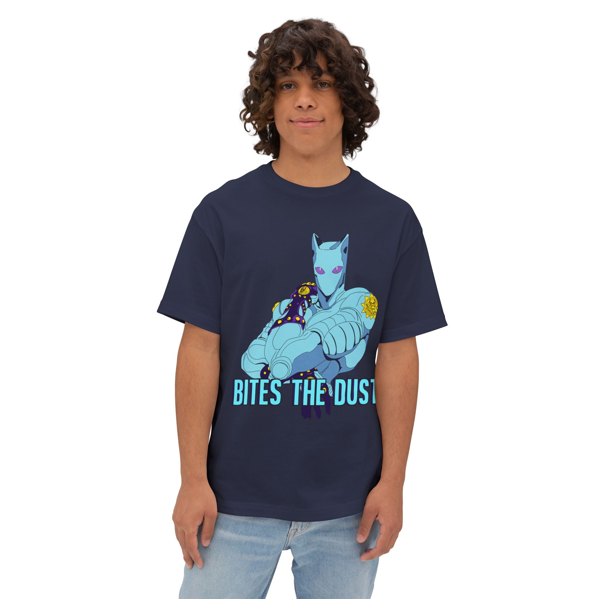 OVERSIZED Killer Queen Stand “Bites the Dust” Jojo's Bizarre Adventure Inspired Tee